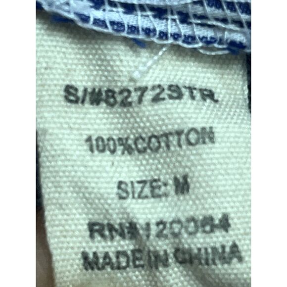 Susy's Kloset Striped Babydoll Corset Top Size M Blue Zip Nautical Pinup Retro - Picture 8 of 10